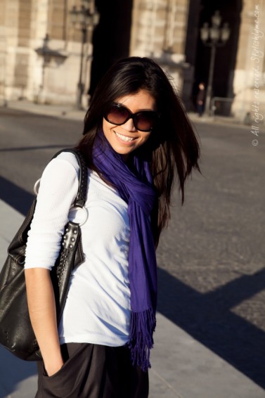 Stylishlyme Purple scarf