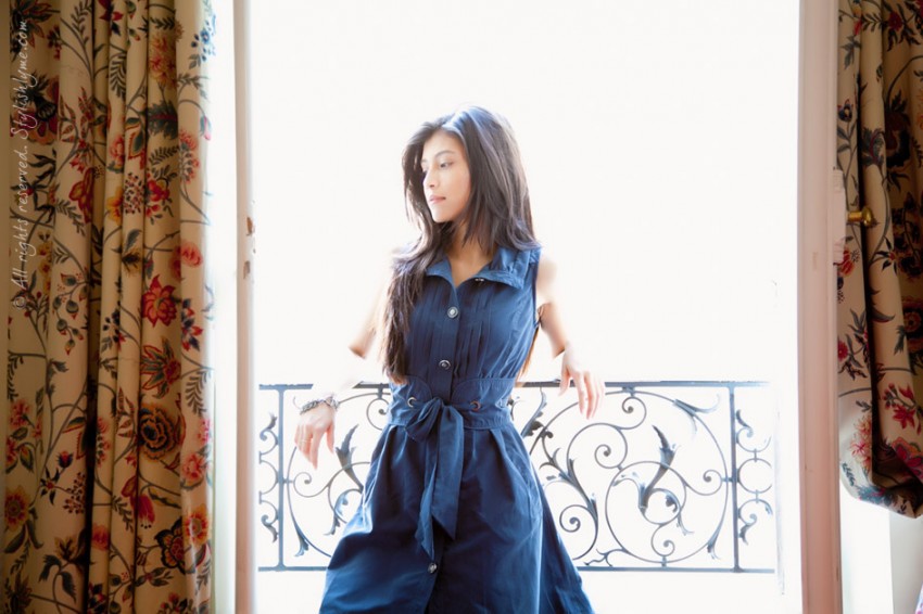 Stylishlyme Pleated Blue