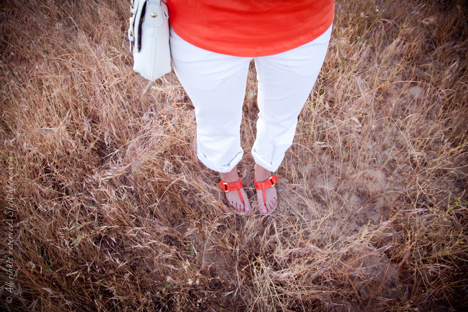 Stylishlyme Orange Sandals