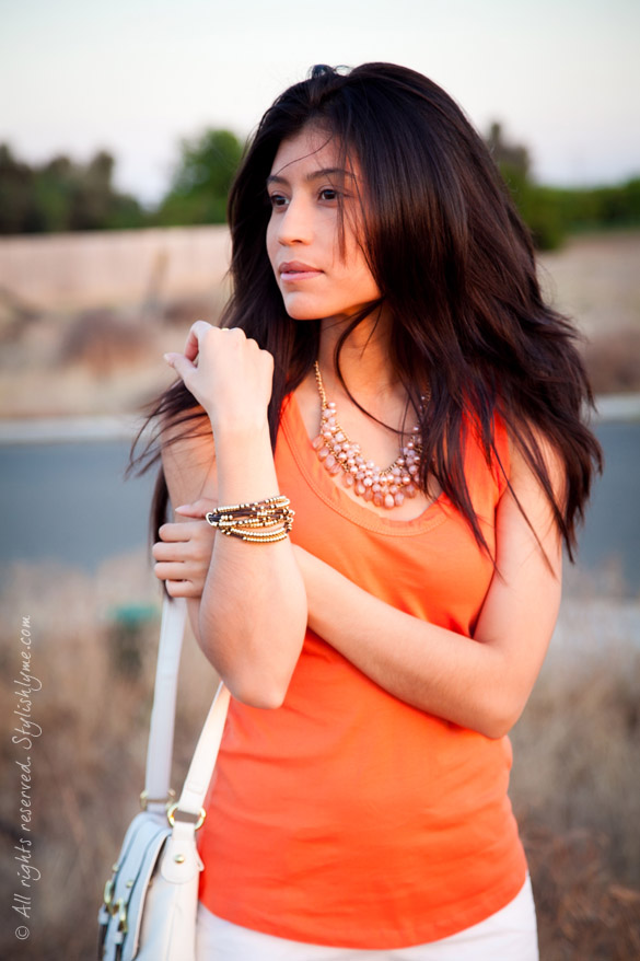 Stylishlyme Accessories gold and peach