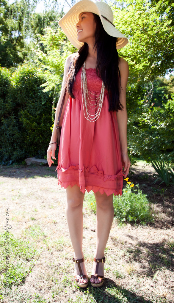 Stylishlyme BCBG Pink Summer Dress Stylishlyme BCBG Pink Summer Dress