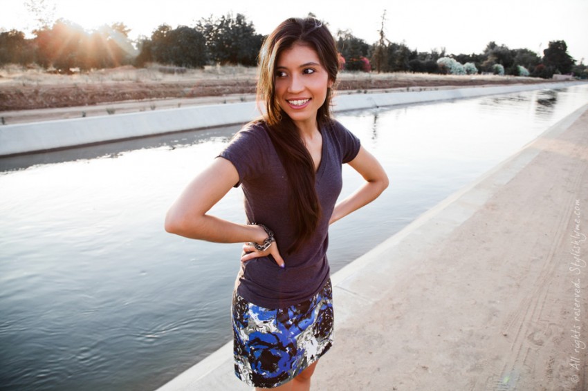 Colored Skirt-Featured Stylishlyme