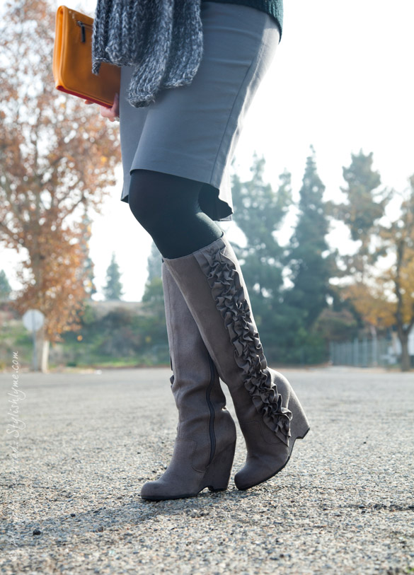 Stylishlyme Gray Boots