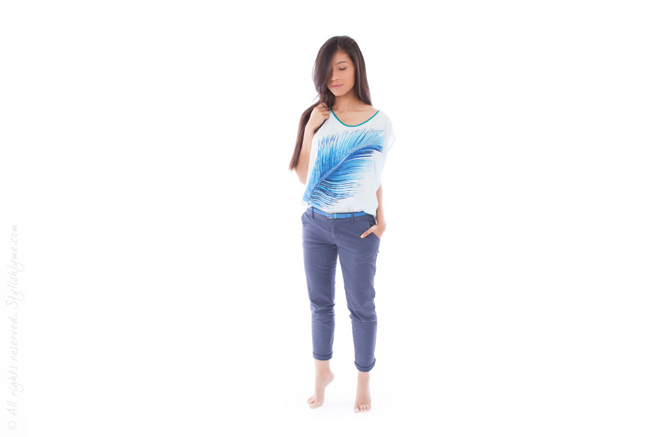 White Feather Shirt