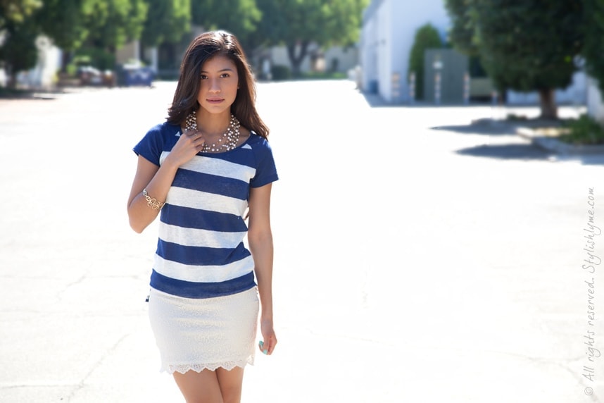 White Lace Skirt