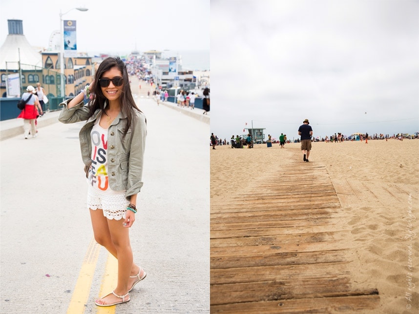 Wooden Walkway Santa Monica Wooden Walkway Santa Monica