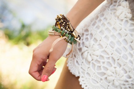 Stylishlyme - Crochet Shorts and Bracelets