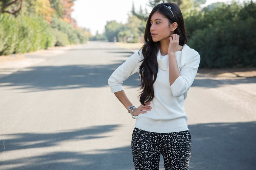 Black and White November Outfit