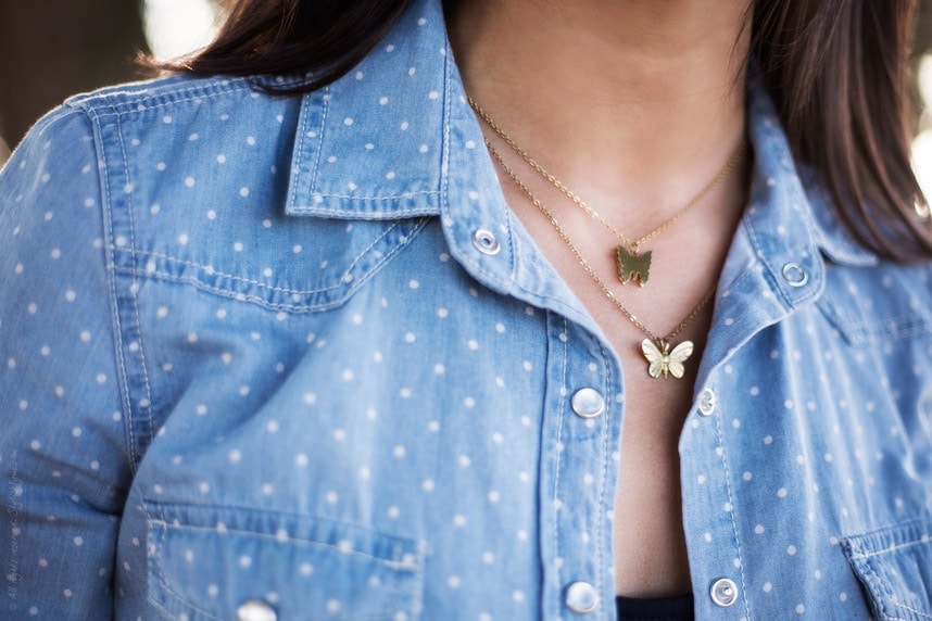 Stylishlyme - cute butterfly necklaces