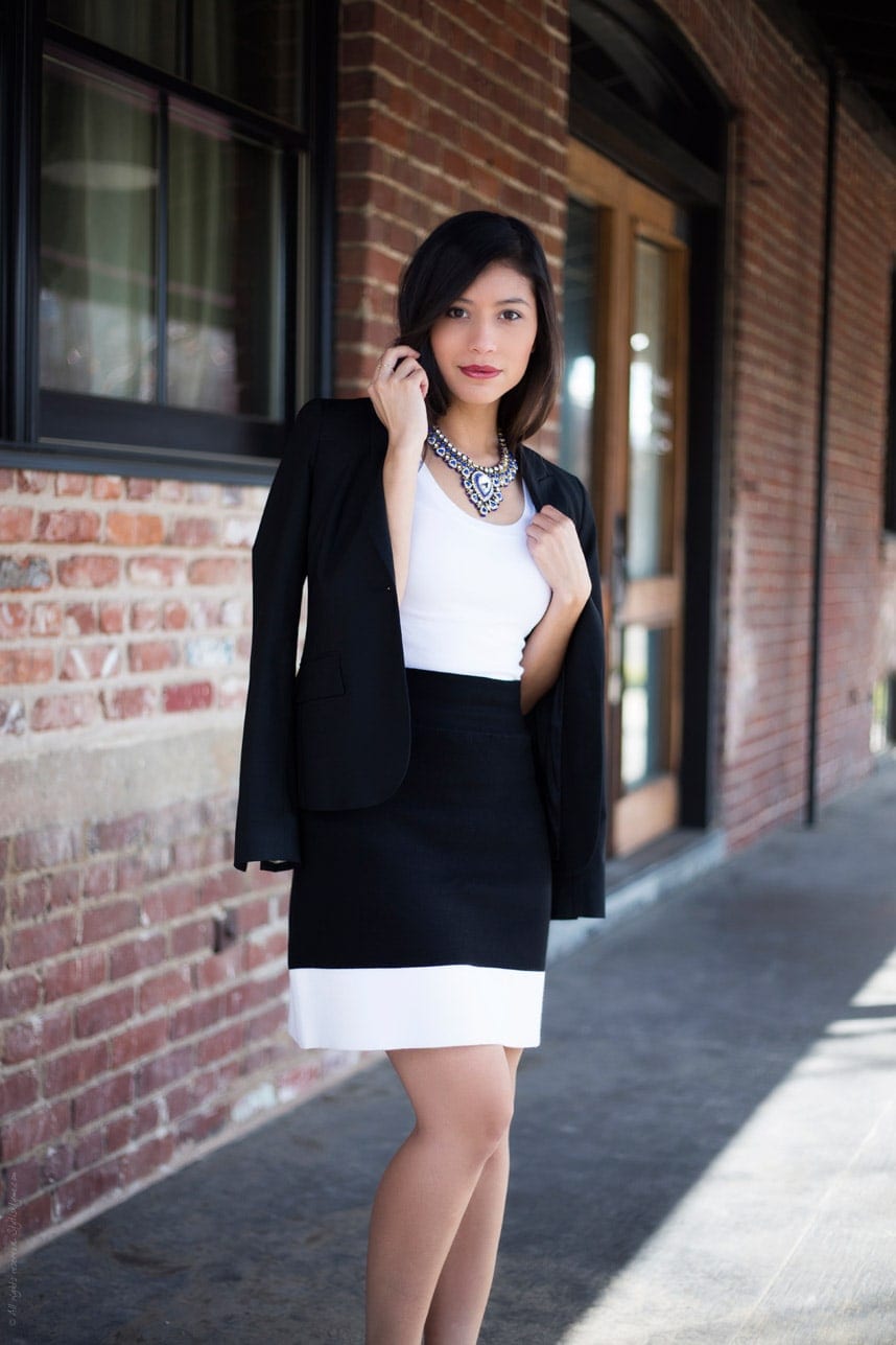 Stylishlyme - how to wear black and white