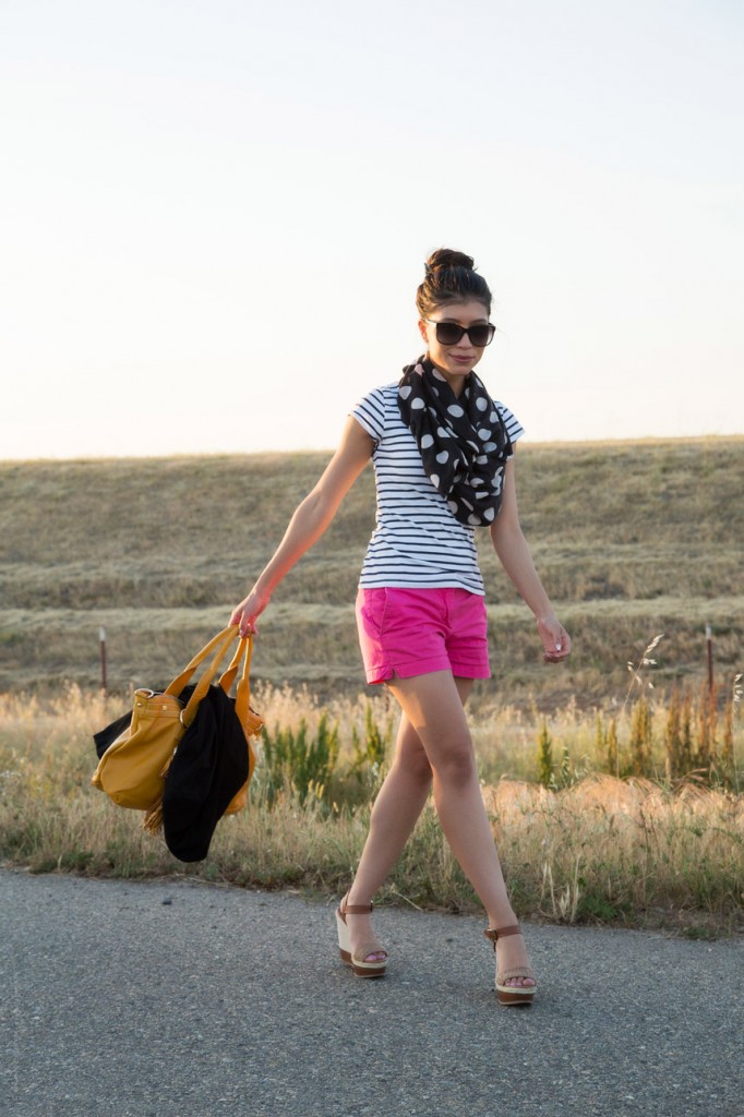 A Simple & Stylish Way to Mix Stripes & Polka Dots