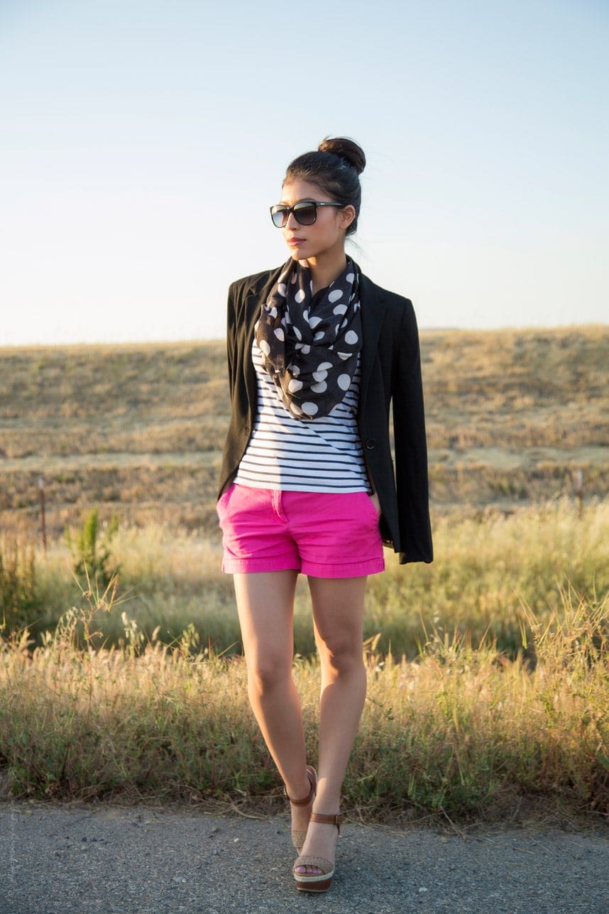 A Simple & Stylish Way to Mix Stripes & Polka Dots