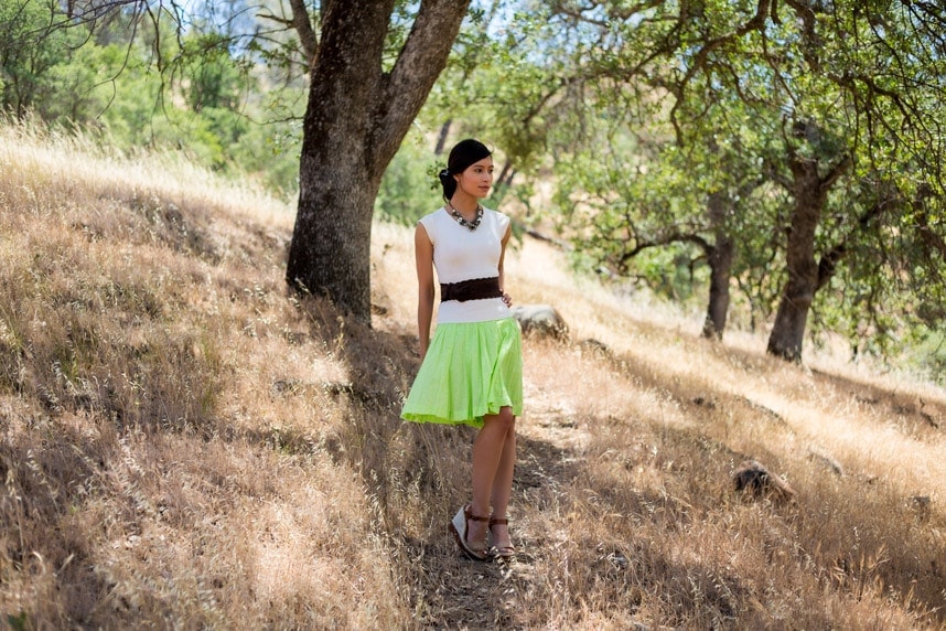 Stylishlyme - Apple Green Skirt