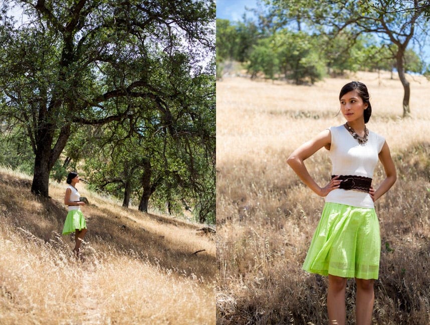 Stylishlyme - Lime Green Summer Skirt