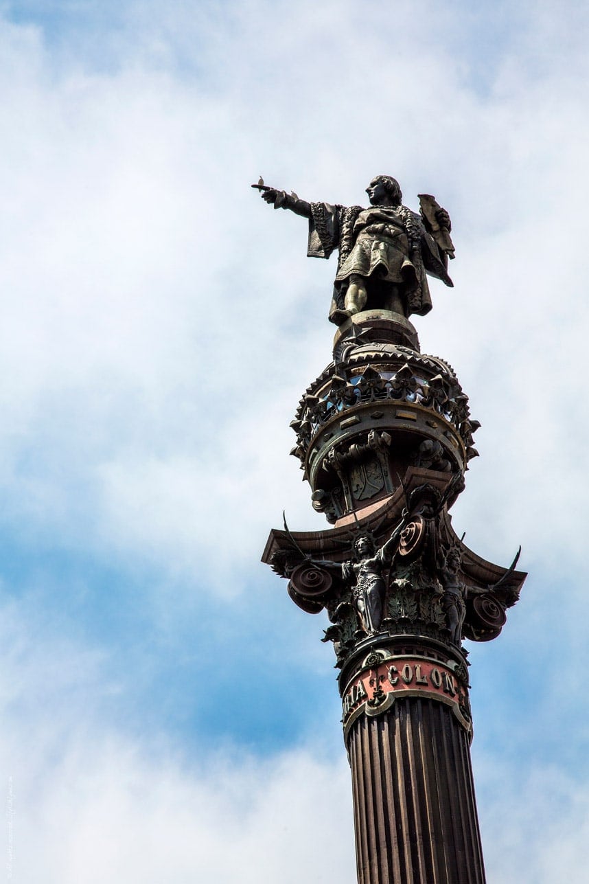 Columbus Statue Barcelona - Stylishlymr