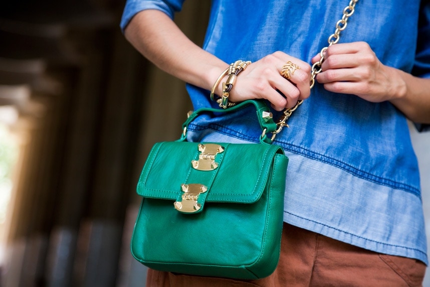 Mini Green Handbag - Stylishlyme