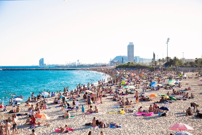Barcelona Beach View Summer - Stylishlyme