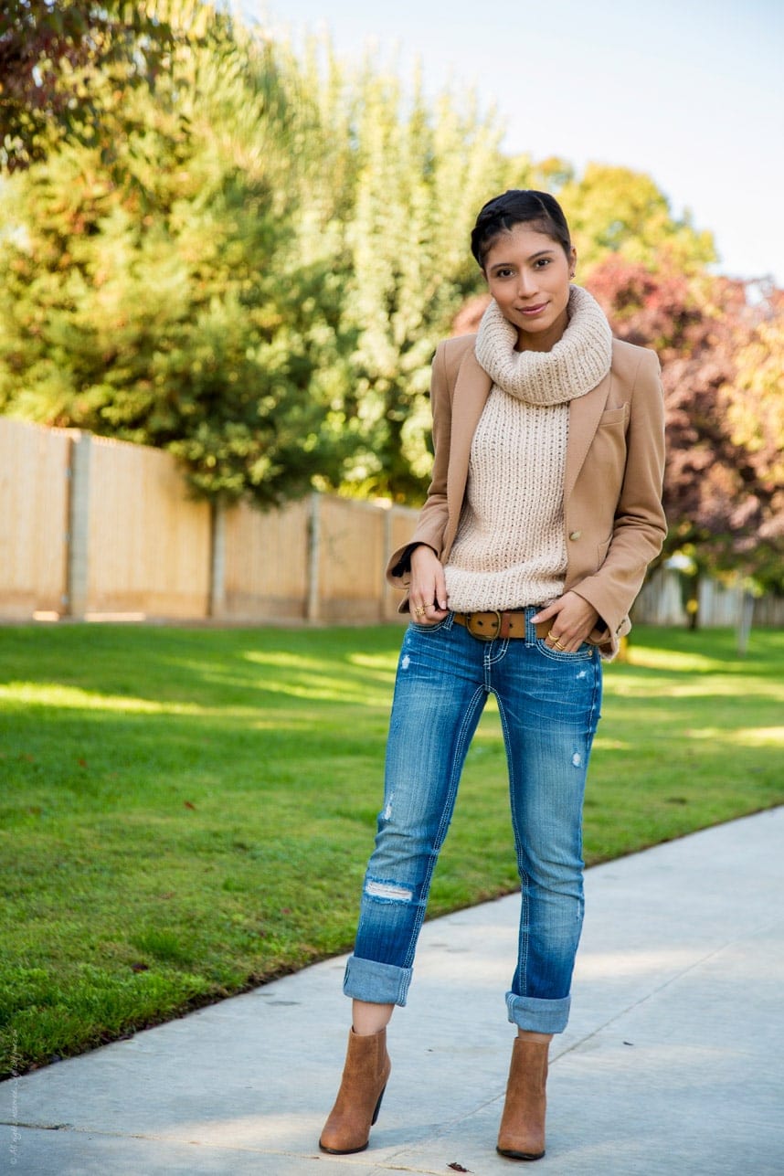 Cute Brown Fall Knitted Outfit - Stylishlyme