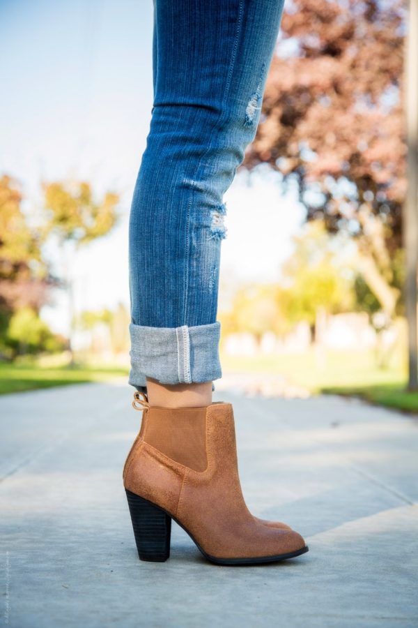 How to Wear Ankle Booties with Jeans