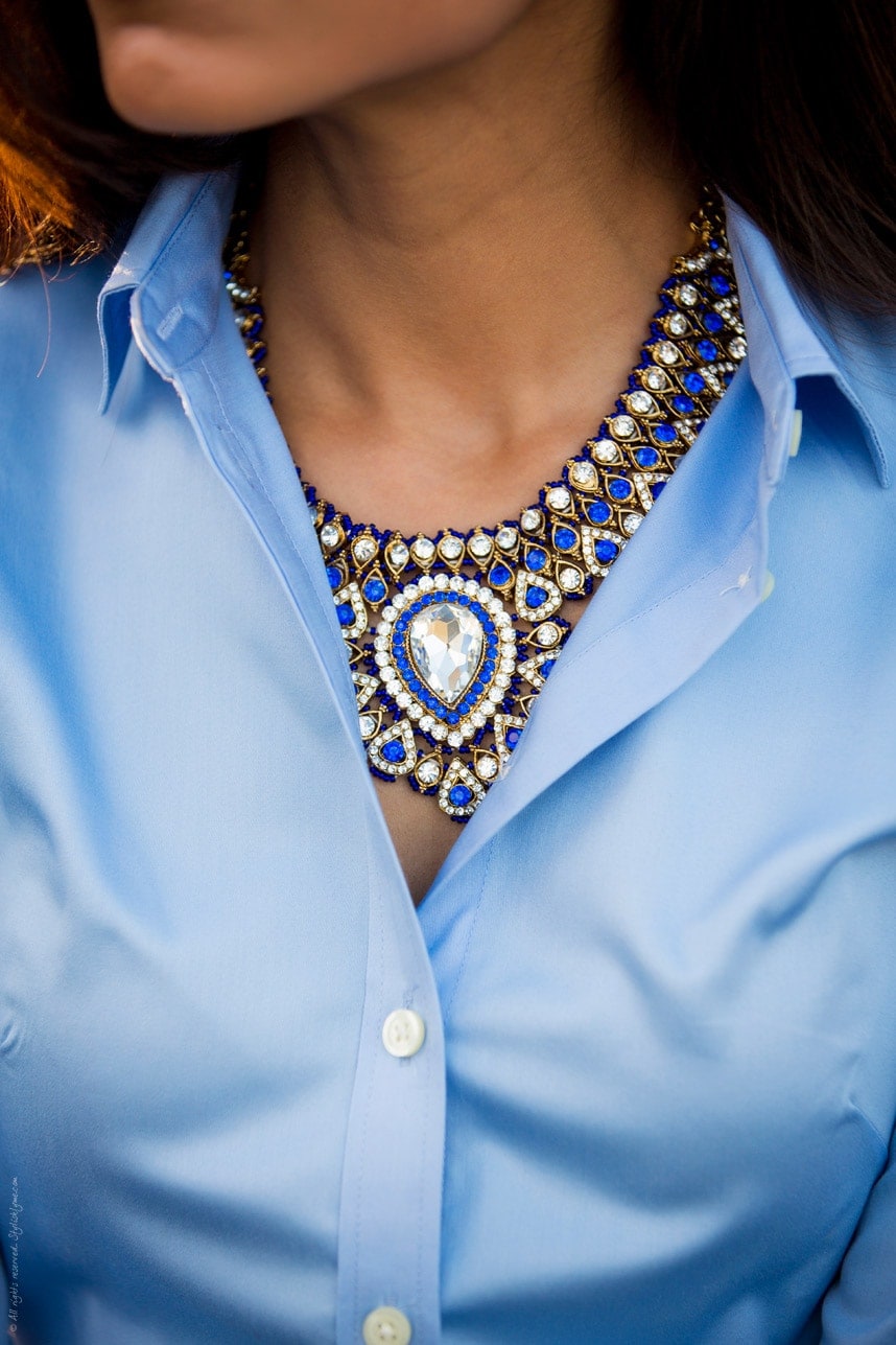 statement necklace for office - sylishlyme