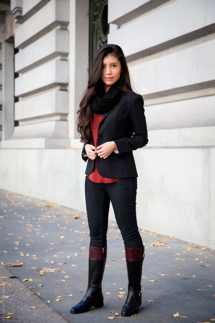 Fall Outfit Series – Casual Riding Boots Outfit