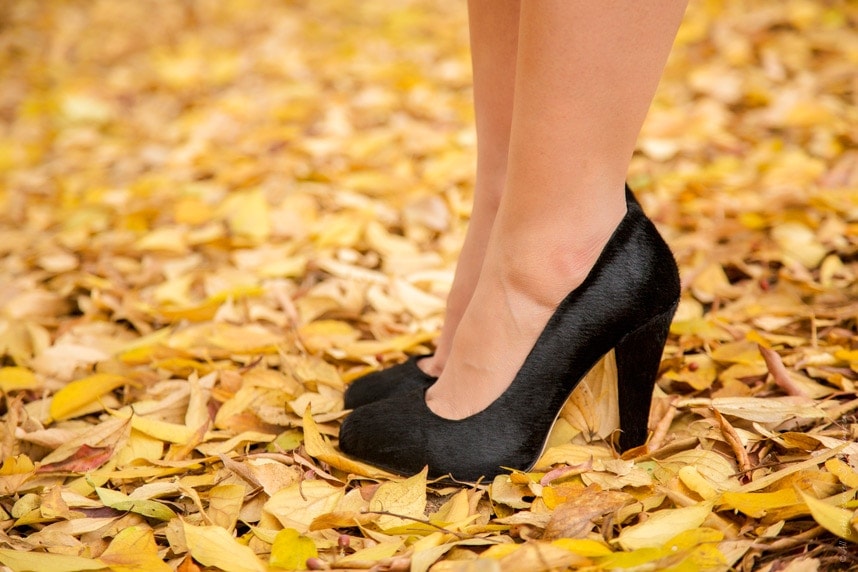 black calf hair heels - Stylishlyme