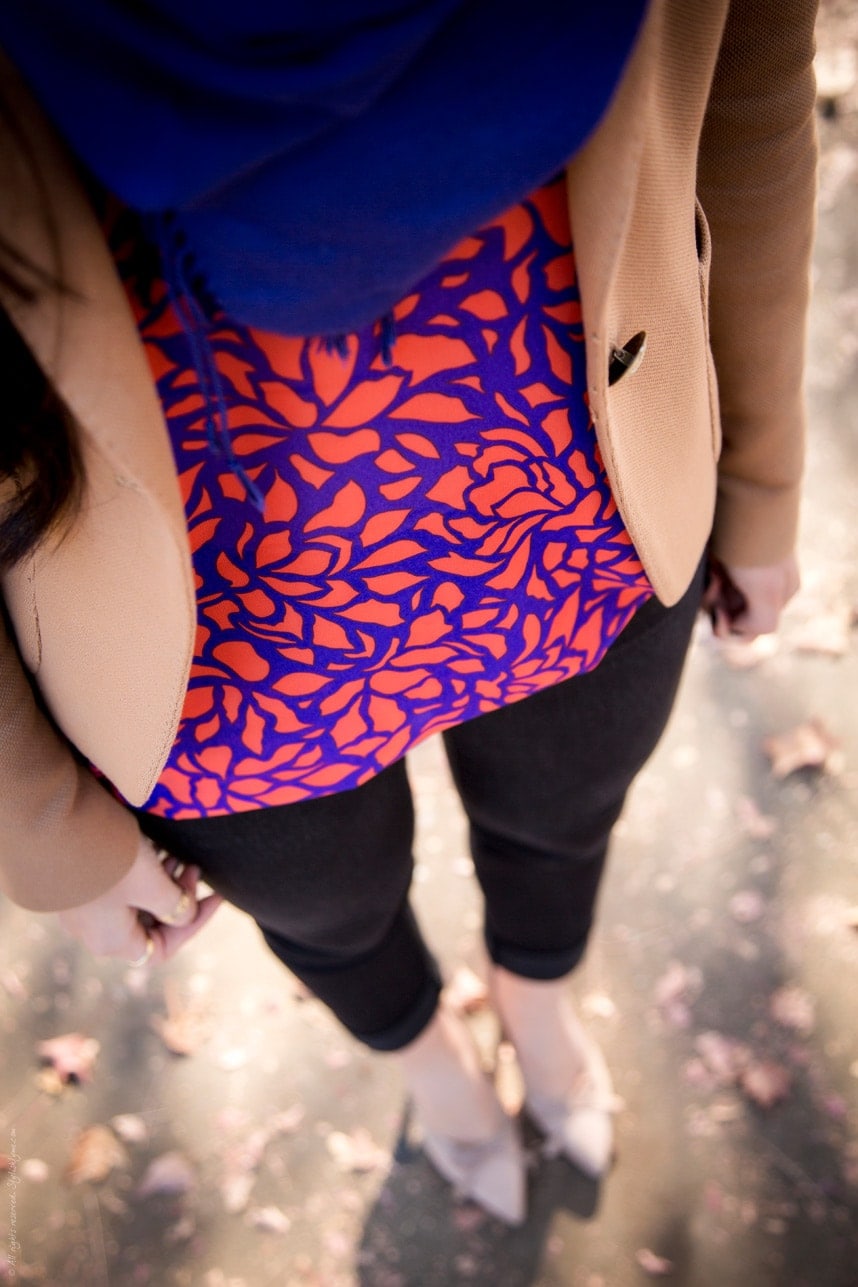 Brightly Patterned Shirt Winter Outfit - Stylishlyme