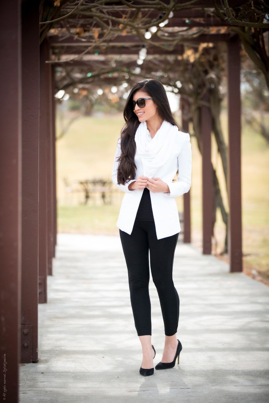 Black and White Winter Outfit