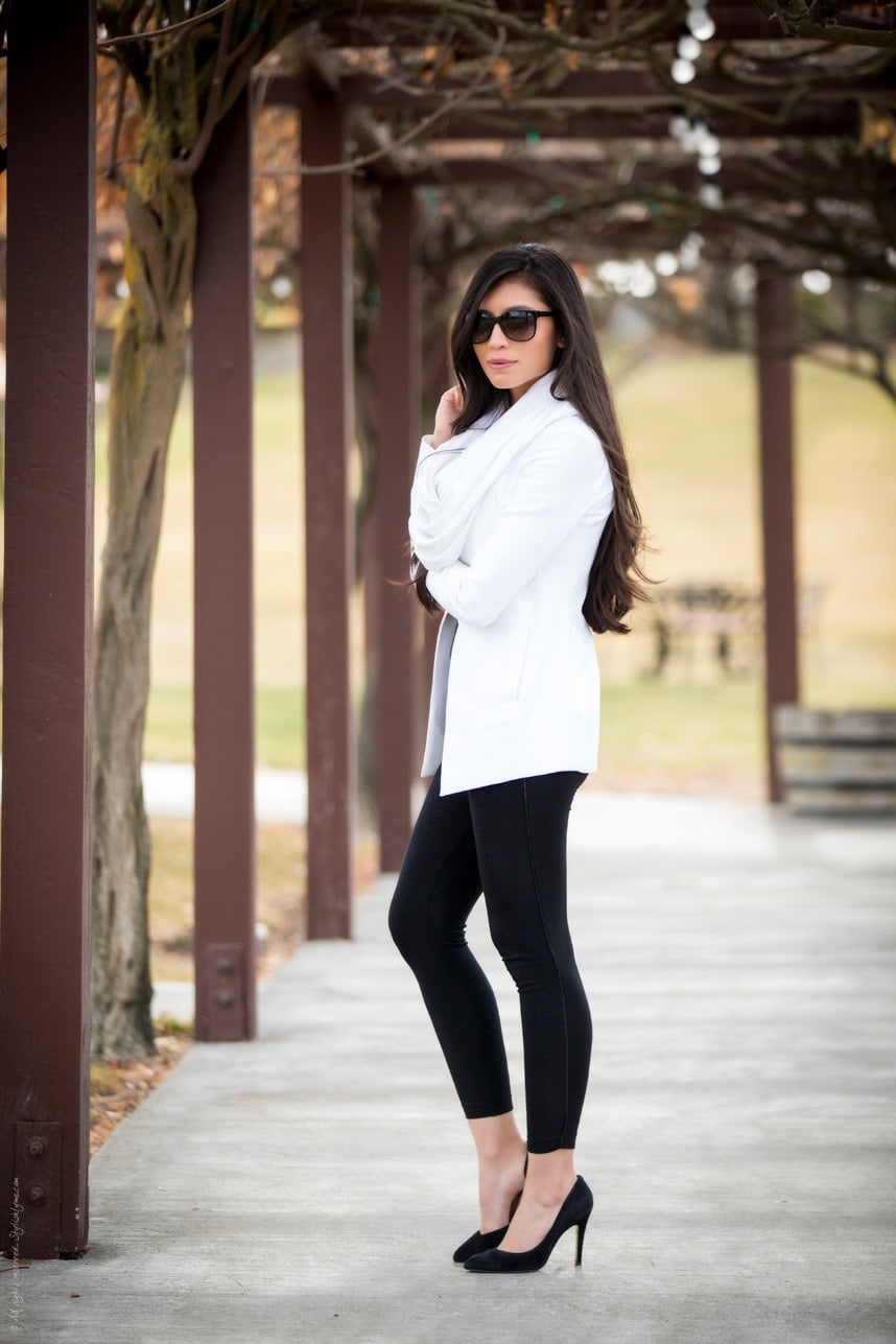 Black and White Outfit - Stylishlyme