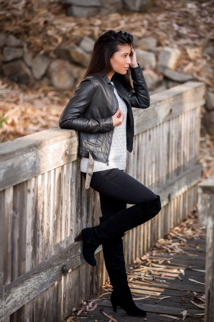 Black And White Winter Outfit