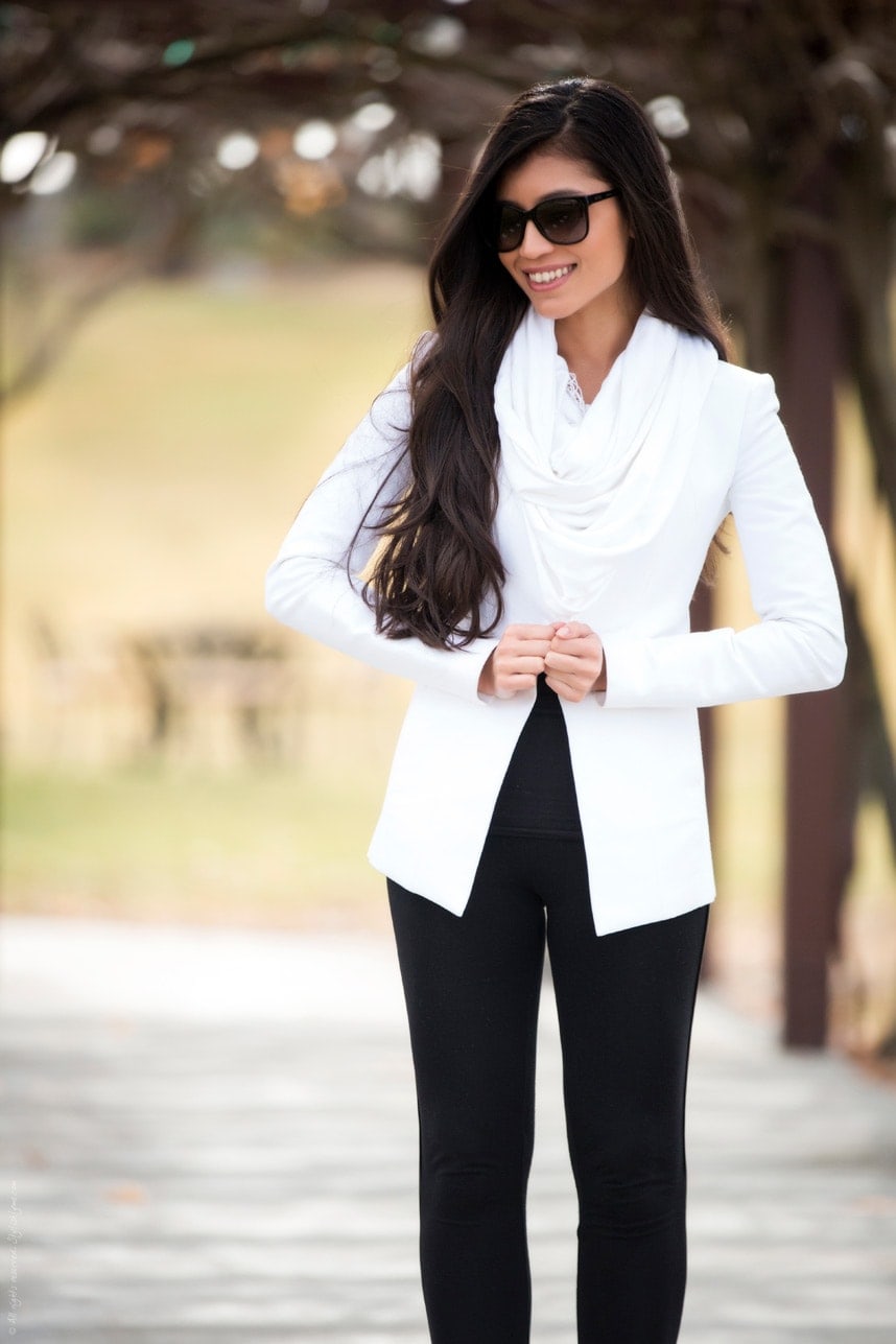 Minimal Black and White Outfit - Stylishlyme