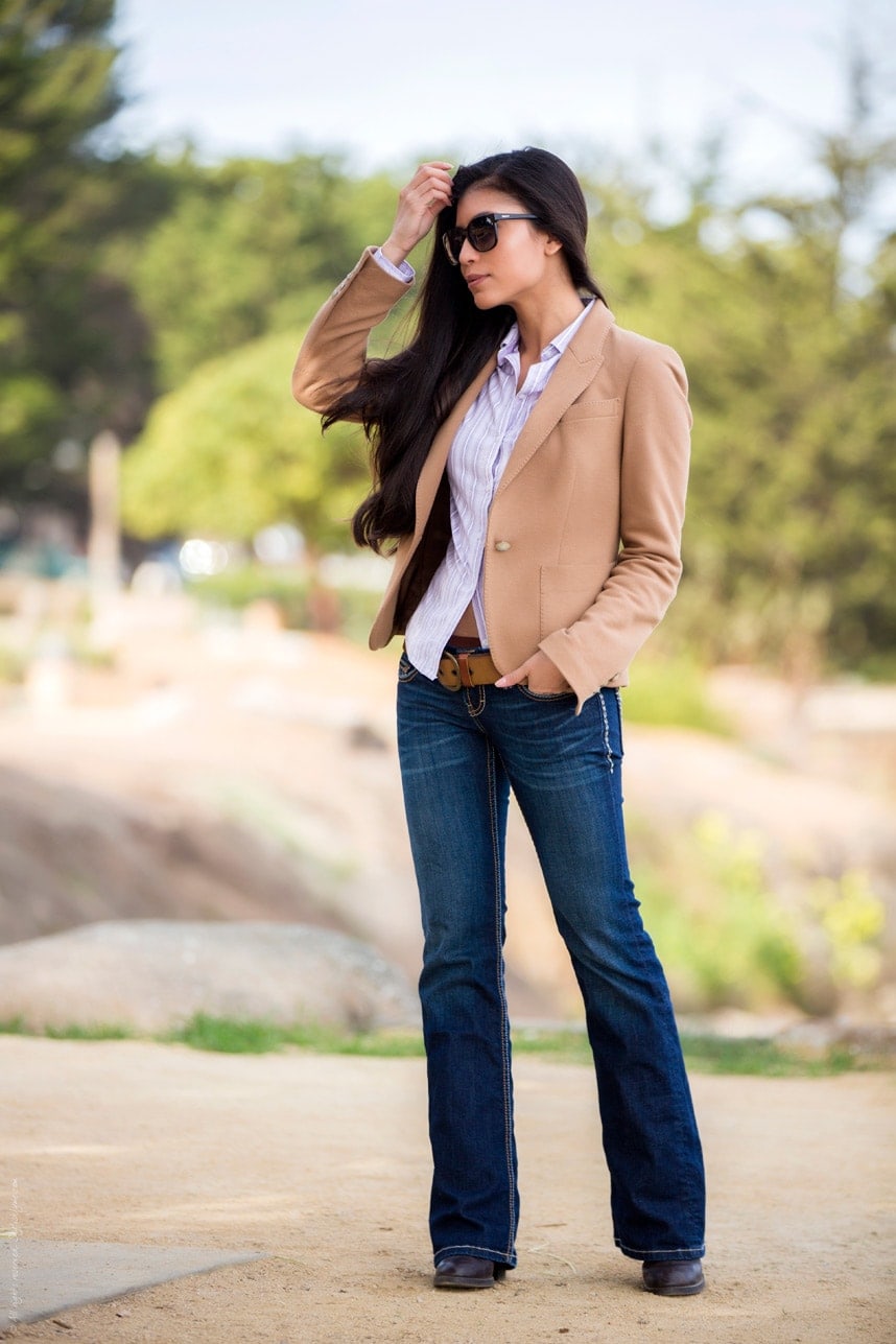 What to Wear Boot Cut Jeans - Stylishlyme