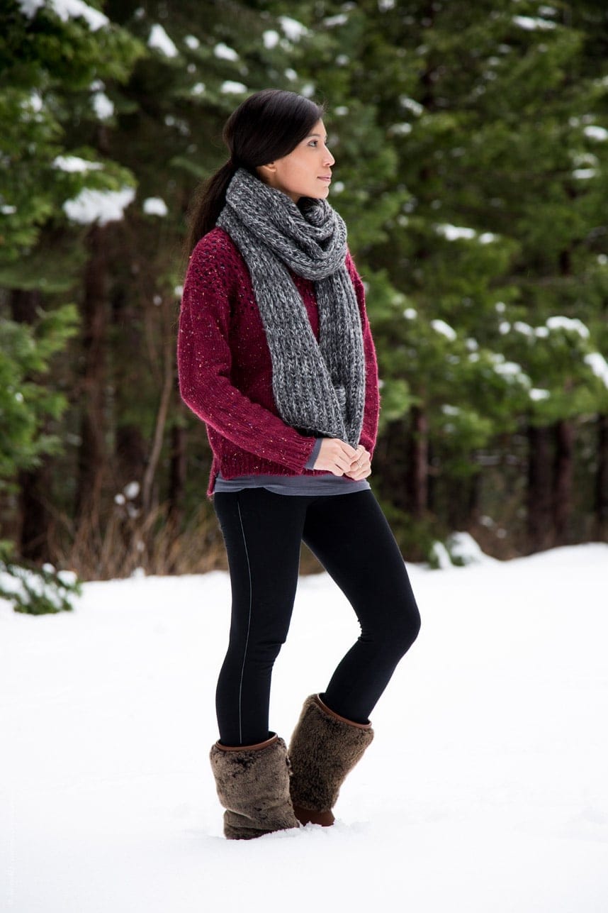 snow boots outfit - Stylishlyme.com
