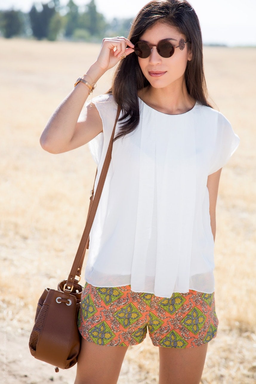 Cute boho chic outfit for summer - outfit inspiration - stylishlyme.com