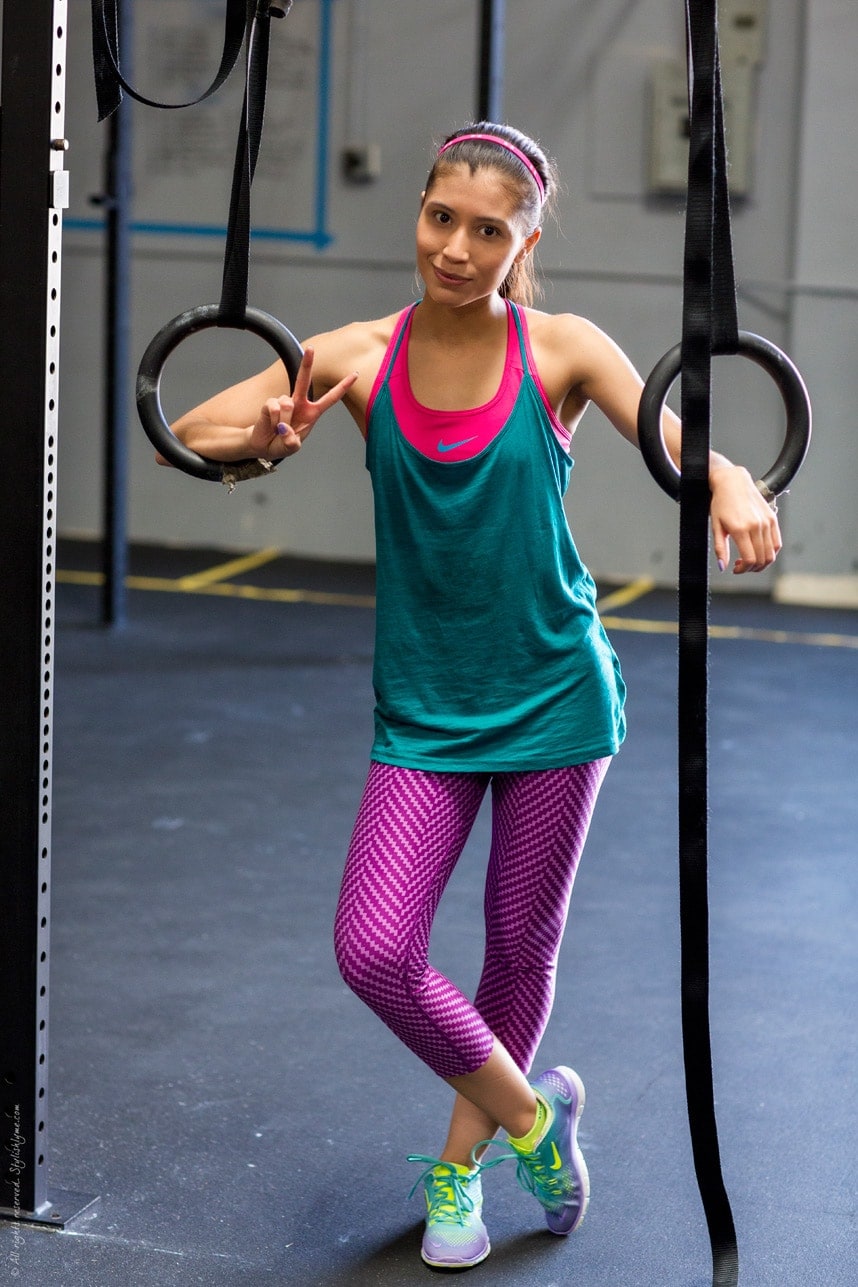 Bright and Cute Crossfit Workout Outfit  - Stylishlyme.com