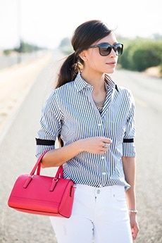 Styling a Striped Dress Shirt for Summer