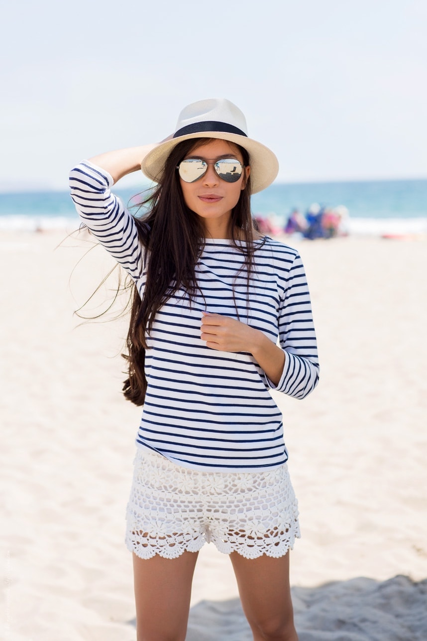 Panama Hat Beach Outfit - Stylishlyme.com
