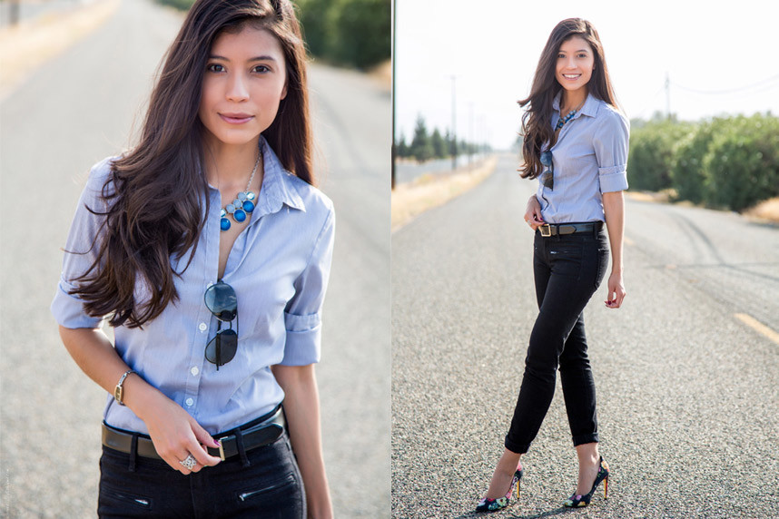 jeans outfit summer