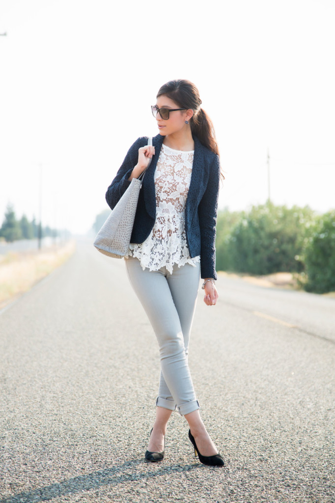 How to Wear Lace on Lace