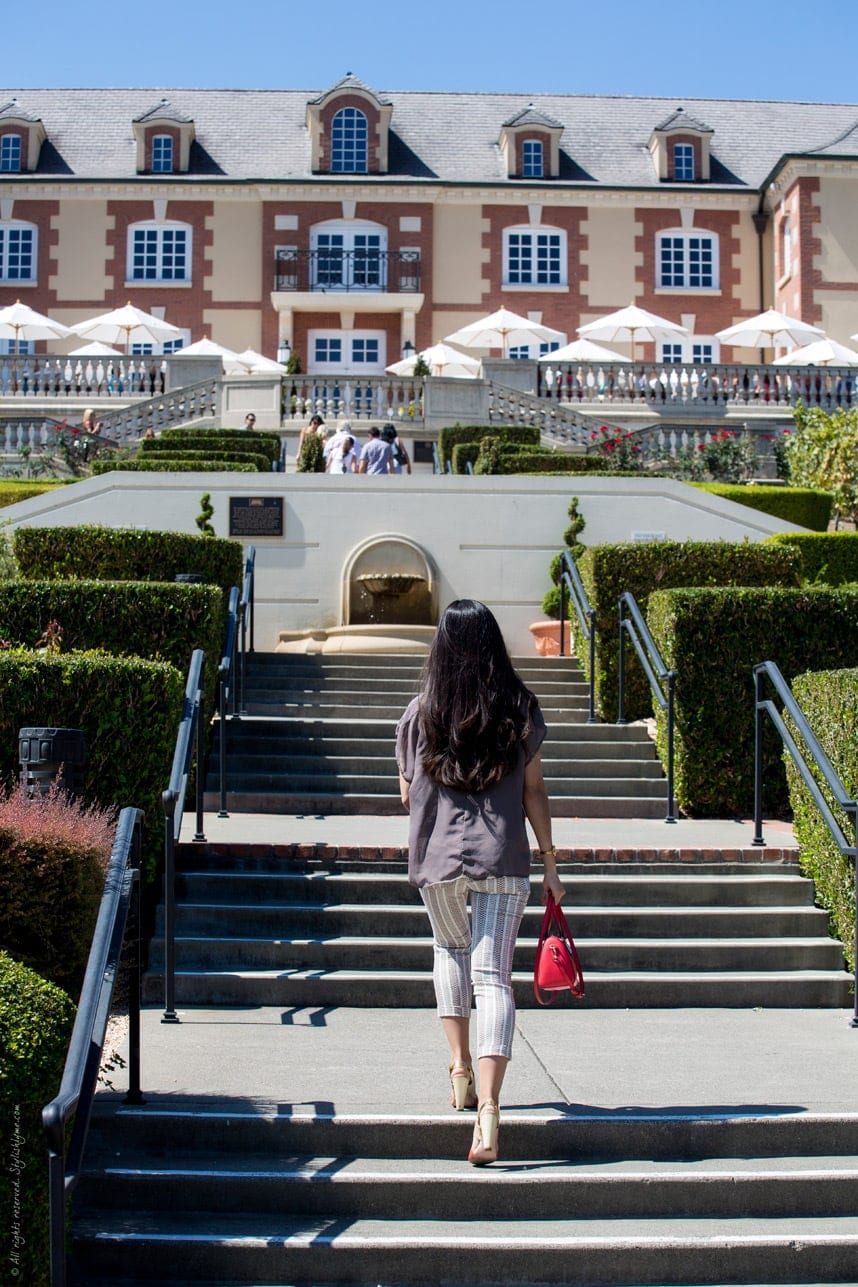 Domaine Carneros by Taittinger - Napa Valley - Visit Stylishlyme.com for more outfit inspiration and style tips