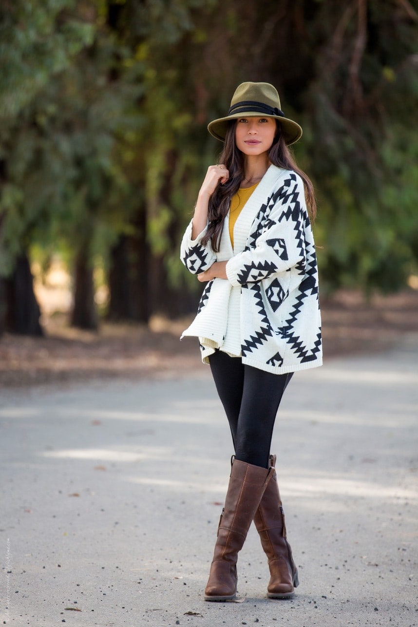 Sweater Dress With Leggings