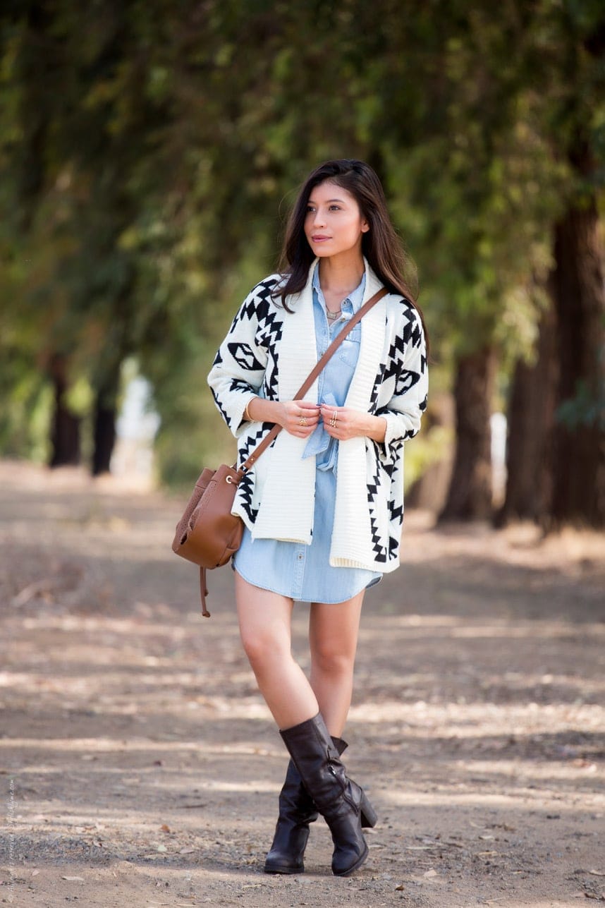 How to Wear an Oversized Cardigan & Not Look Frumpy