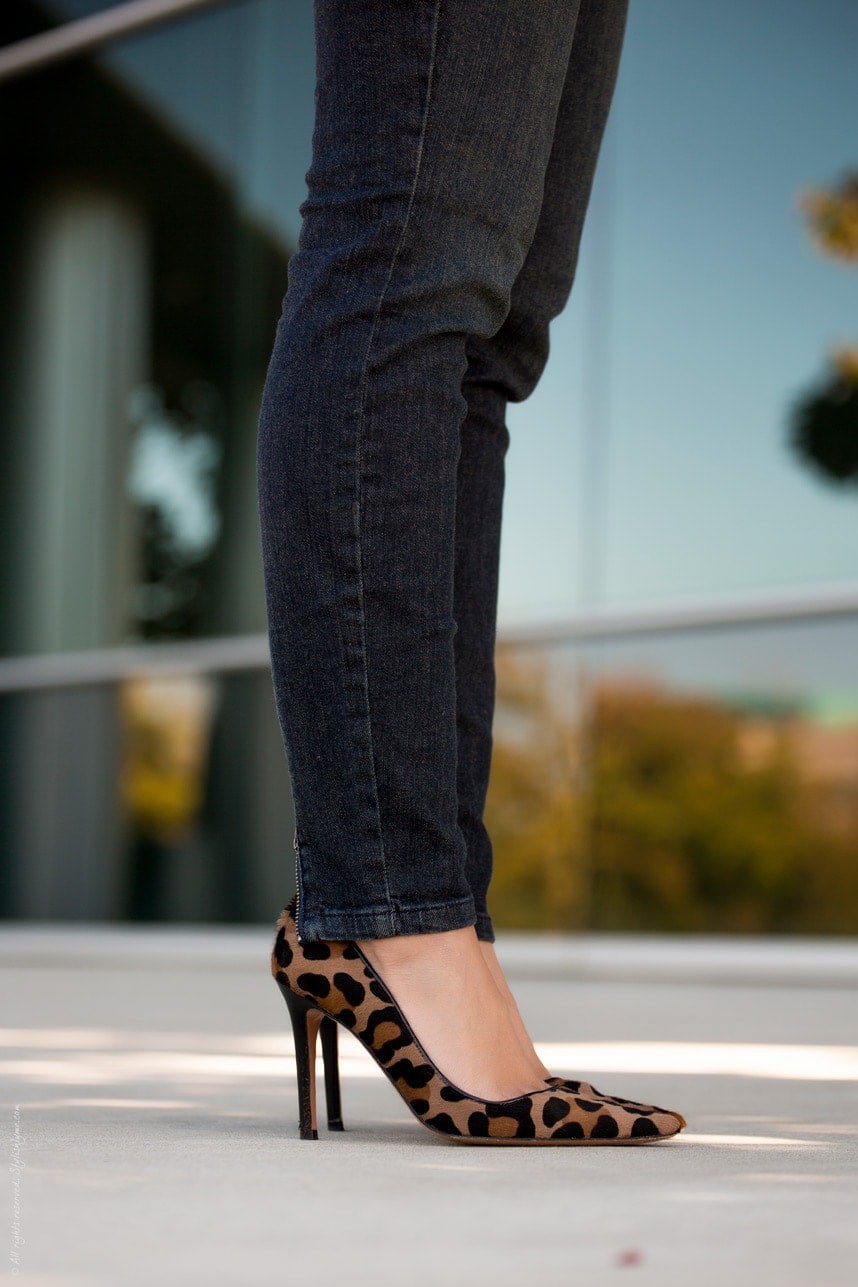 Leopard Heels for Fall - Visit Stylishlyme.com for more outfit inspiration and style tips
