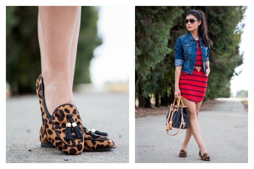 Shoes to Wear With Everything This Fall - Leopard Flats- Visit Stylishlyme.com for more outfit inspiration and style tips