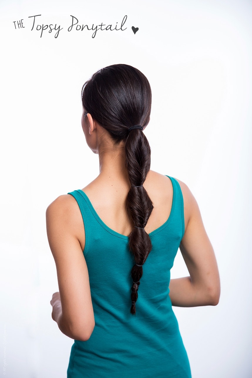 Topsy ponytail hair tutorial - Stylishlyme.com