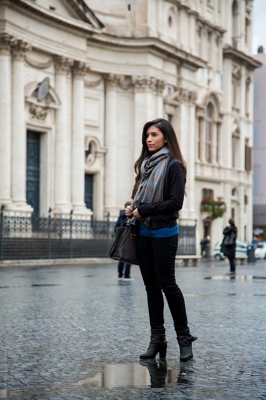Stylish Rainy Day Outfit - Italy- Visit Stylishlyme.com for more outfit inspiration and style tips