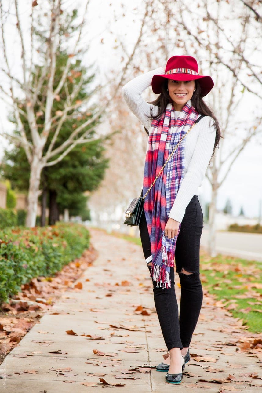 cute hat outfit - Visit Stylishlyme.com for more outfit inspiration and style tips