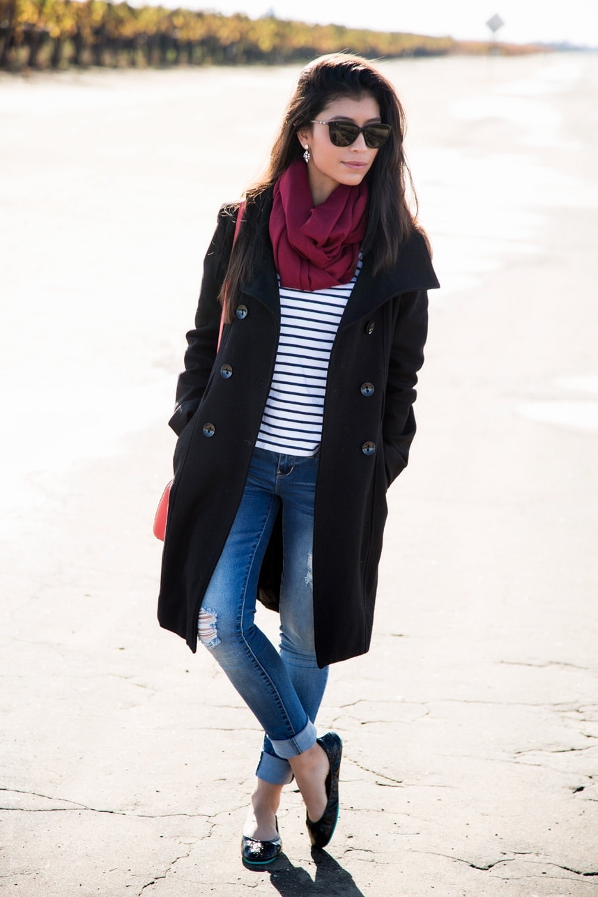 Casual and stylish winter outfit- stylishlyme.com