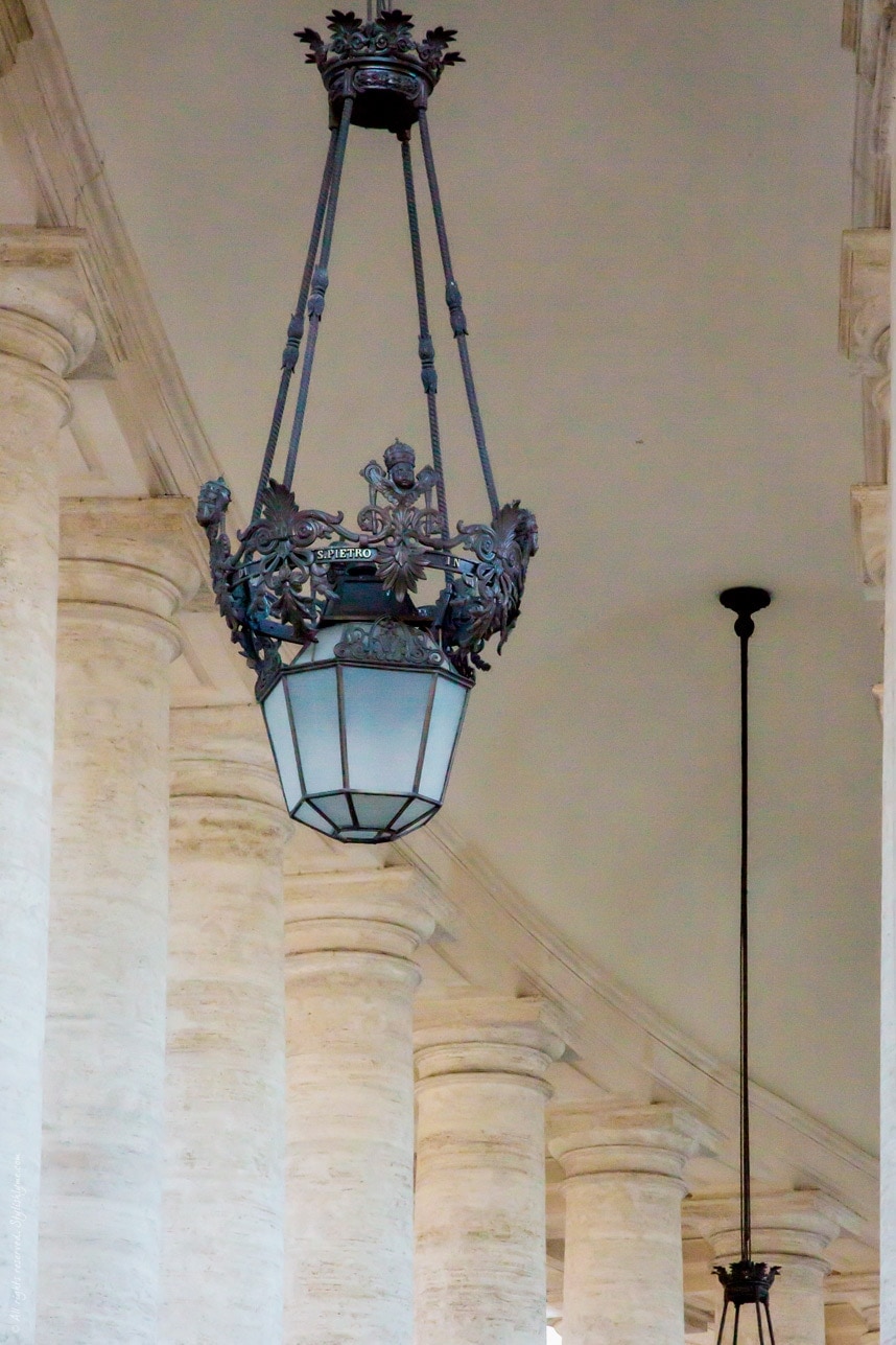 Lamp at St.Peters Basilica - Vatican Rome