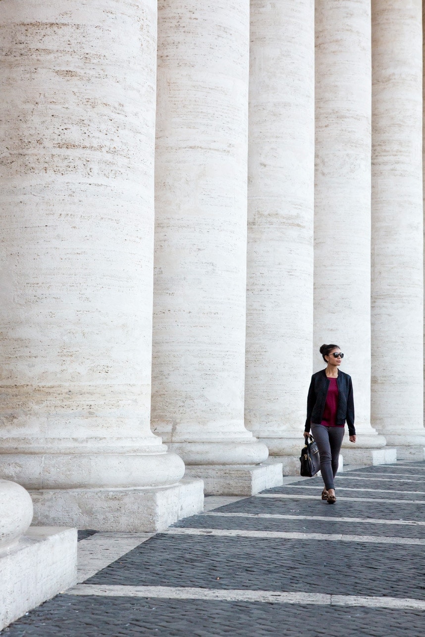 the vatican columns - The Vatican, Rome, Italy